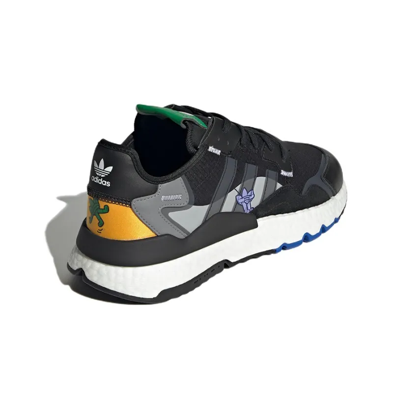 Adidas Originals Nite Jogger 'Black Grey Orange Green'-3