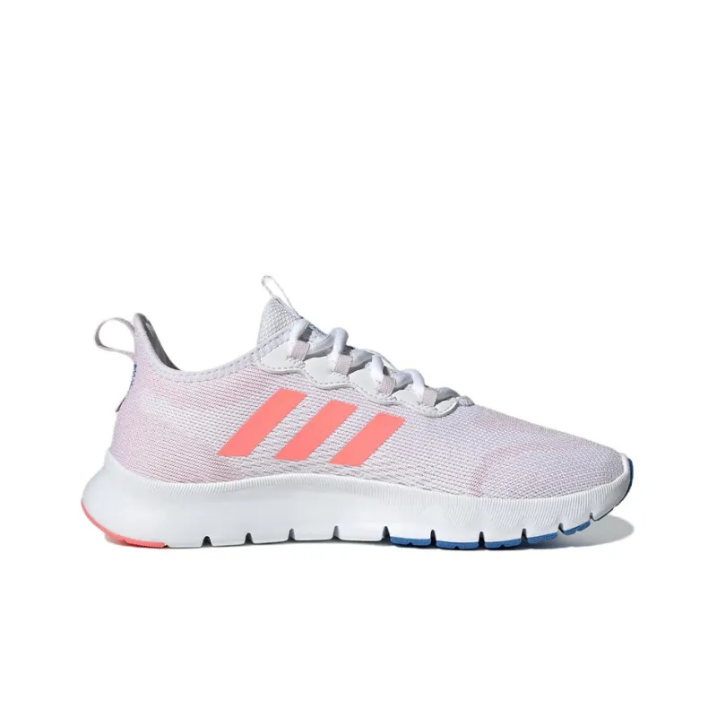 Adidas Nario Move Cushioning Breathable Wear-Resistant Low-Top Running Shoes Women's Cloud White-1