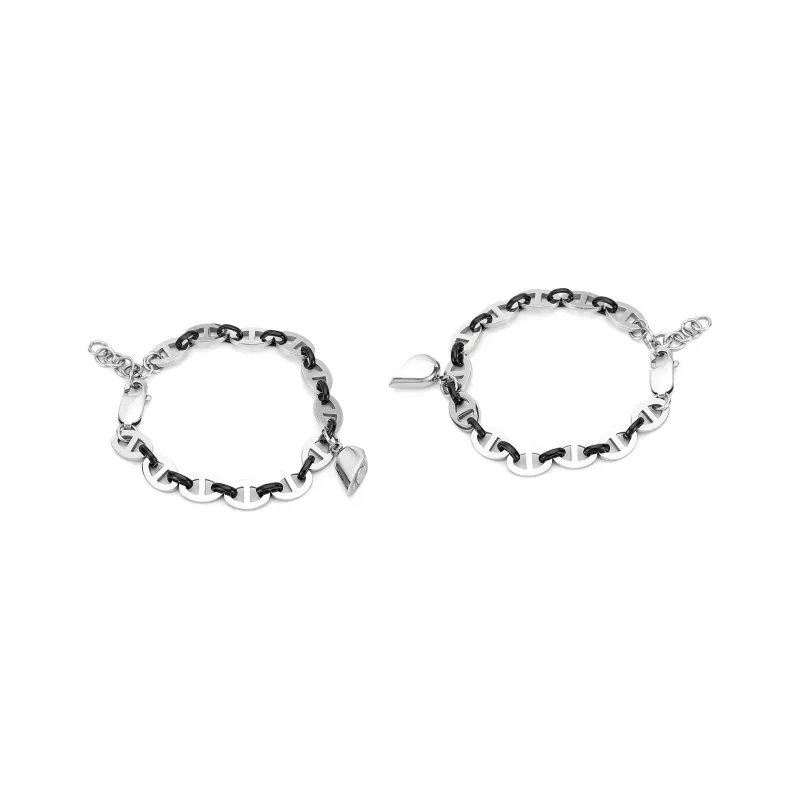 GENANX Bracelets Unisex Silvery White-1