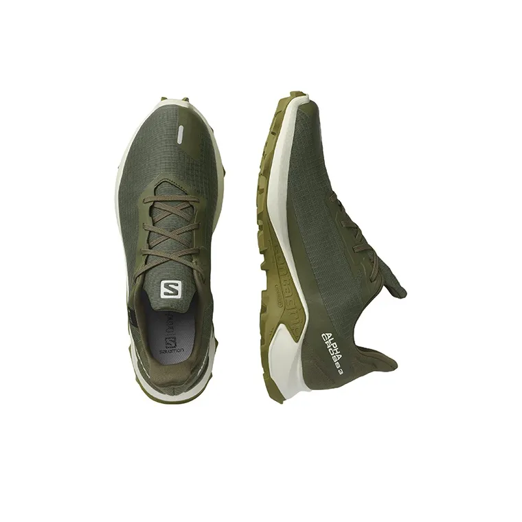 SALOMON Alphacross 3 Running Shoes Men Low-Top Olive Green-2