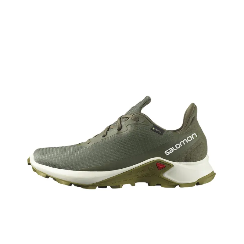 SALOMON Alphacross 3 Running Shoes Men Low-Top Olive Green-0