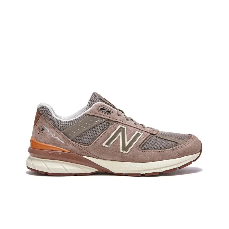 New Balance Slow Steady Club X 990v5 Made In Usa 'Brown'-1