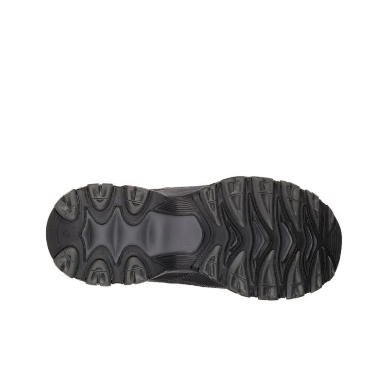 Skechers Relaxed Fit Cushioning, Slip Resistant, And Abrasion Resistant Low Top Hiking Shoes Men's Black-4