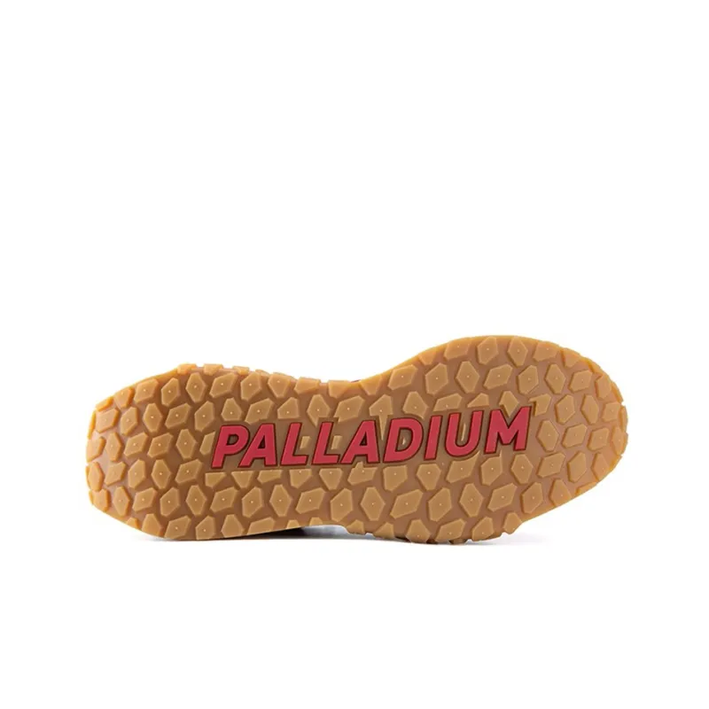 Palladium Troop Runner Anti-Slip And Wear-Resistant Breathable Low-Top Casual Shoes Unisex Sand Dune Green-4