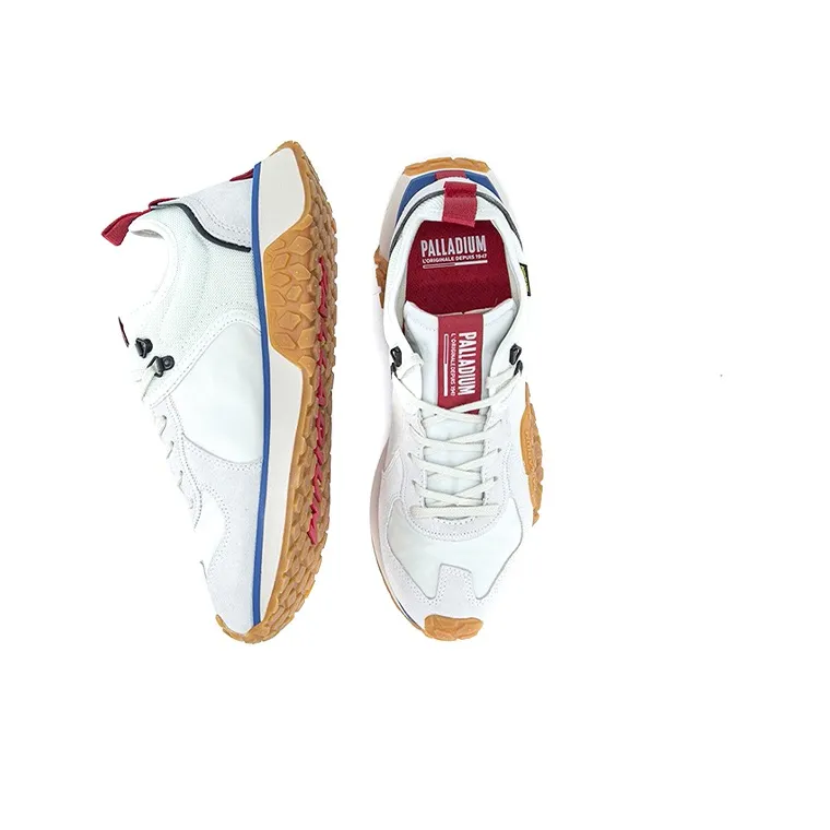 Palladium Troop Runner Anti Slip And Wear Resistant Breathable Low Top Casual Shoes Unisex Star White-2