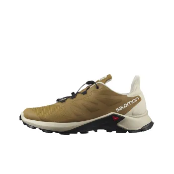 SALOMON Supercross 3 Running Shoes Men Low-Top Brown Yellow