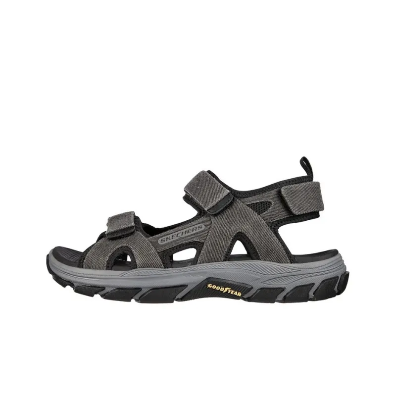 Skechers Respected Beach Sandals Men Black-0