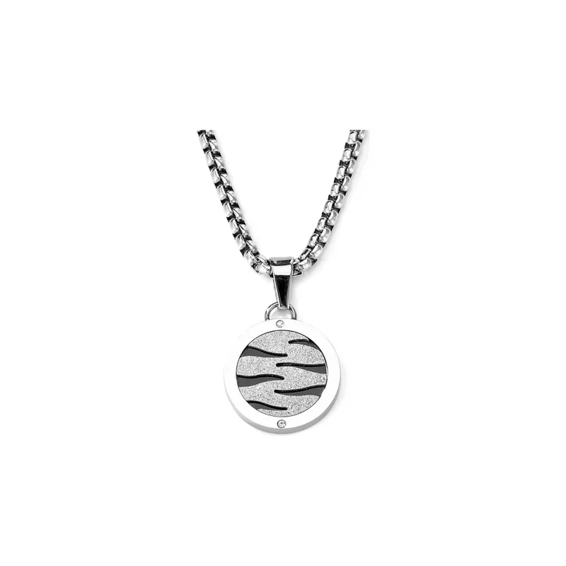 GENANX Necklaces Unisex Silvery White-3