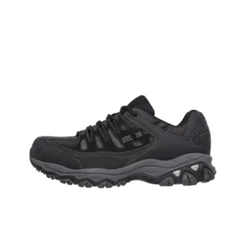 Skechers Relaxed Fit Cushioning, Slip Resistant, And Abrasion Resistant Low Top Hiking Shoes Men's Black