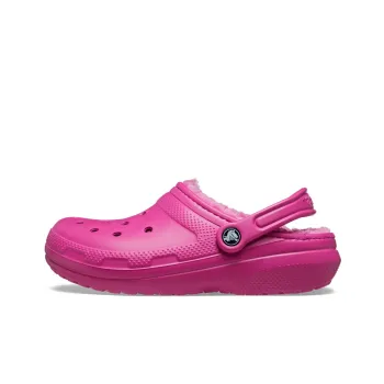 Crocs Classic Lined Clog Sports Unisex Purple Red Sandals
