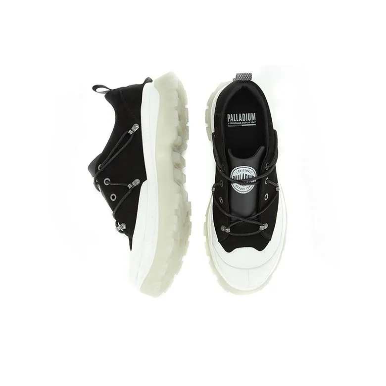 Palladium Pampa Height Increasing Low Top Casual Shoes Unisex Black-2