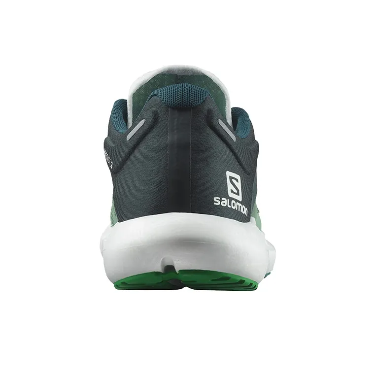 SALOMON Predict 2 Wear-Resistant Low-Top Running Shoes Men's Black Green Gradient-4