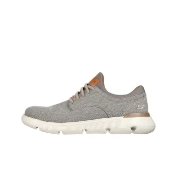 Skechers Garza-Romano Cushioned Wear-Resistant Breathable Low-Top Casual Shoes Men's Taupe