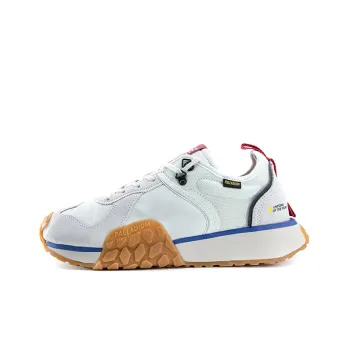 Palladium Troop Runner Anti Slip And Wear Resistant Breathable Low Top Casual Shoes Unisex Star White