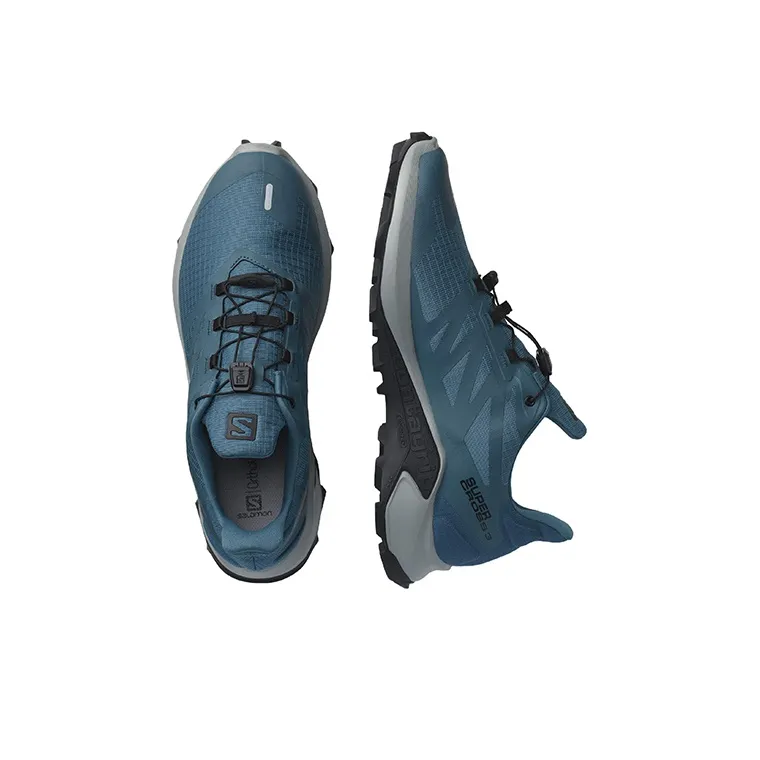 SALOMON Supercross 3 Wear-Resistant Low-Top Running Shoes Men's Blue-2