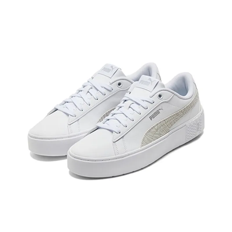 PUMA Skate Shoes 'White Gray' Women's-2