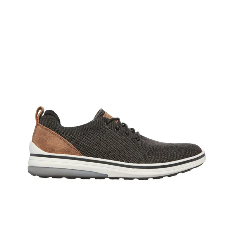 Skechers Casual Durable Breathable Low Top Casual Shoes Men's Black-1