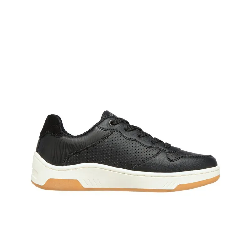 Skechers Anti-Slip Wear-Resistant Low-Top Skateboard Shoes Women's Black-1