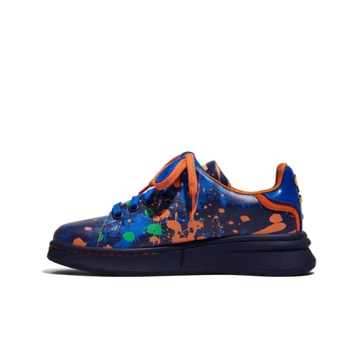 MARC JACOBS Skateboard Shoes Women's Low-Top Blue Orange