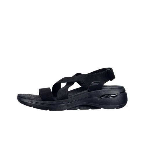 Skechers Go Walk Arch Fit Beach Sandals Women's Black