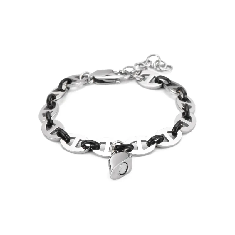 GENANX Bracelets Unisex Silvery White-3
