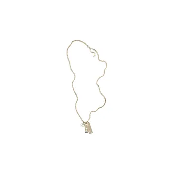 CHANEL Necklaces Women's Gold