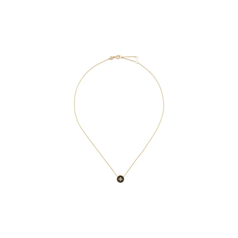 TORY BURCH Kira Logo Pendant Necklace-0