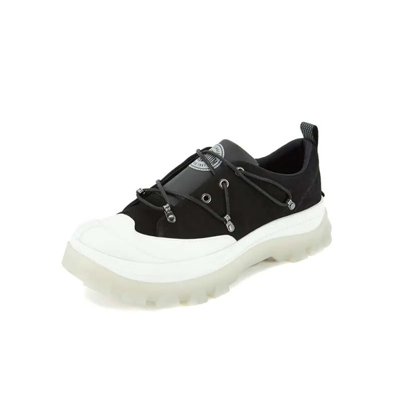Palladium Pampa Height Increasing Low Top Casual Shoes Unisex Black-1