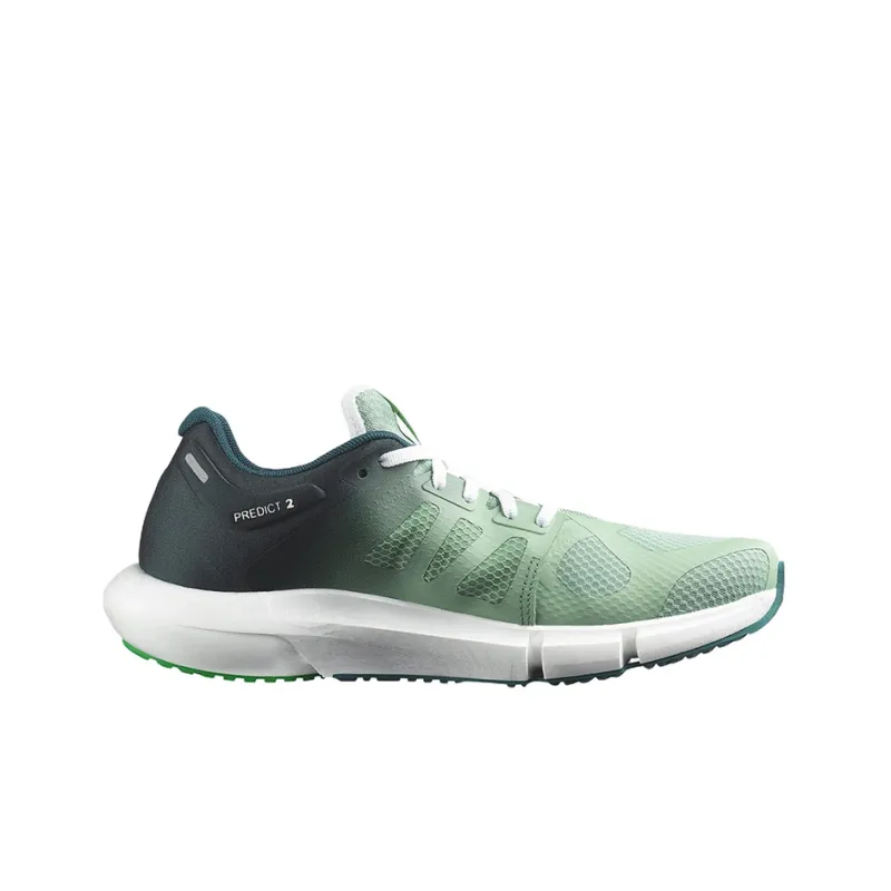 SALOMON Predict 2 Wear-Resistant Low-Top Running Shoes Men's Black Green Gradient-1