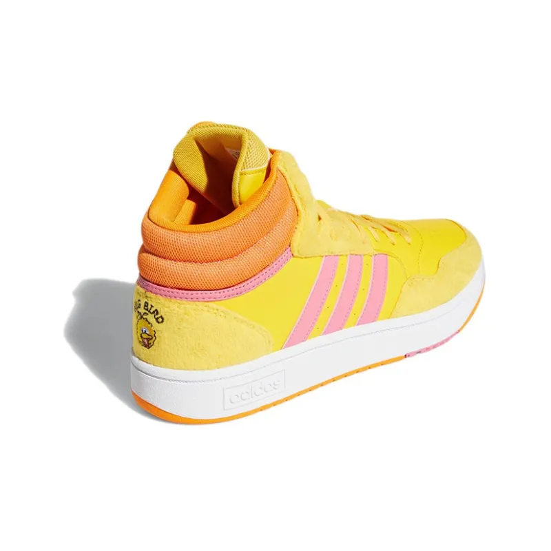 Adidas Neo Hoops 3.0 Mid X Sesame Street 'Yellow Orange Pink'-3