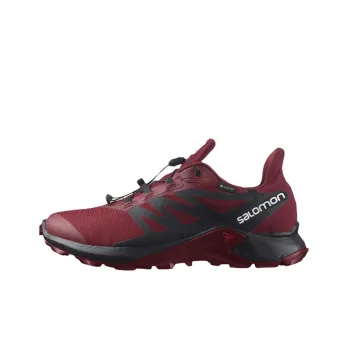 SALOMON Supercross 3 Running Shoes Men Low-Top Black/Red
