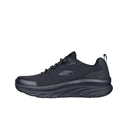 Skechers D'lux Walker Casual Shoes Men Low-Top Black