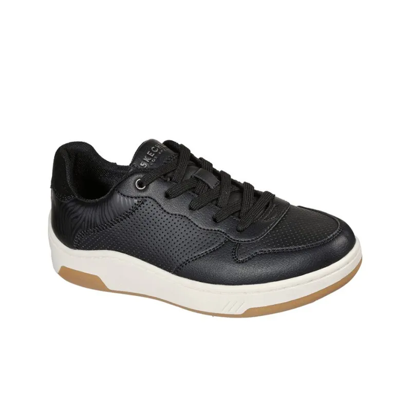 Skechers Anti-Slip Wear-Resistant Low-Top Skateboard Shoes Women's Black-2