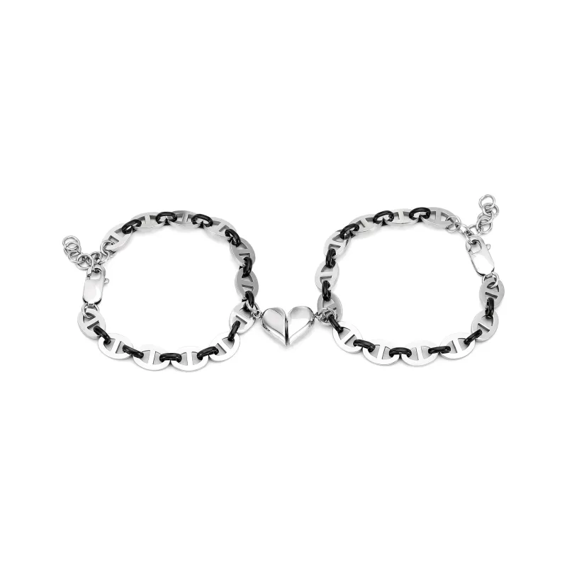GENANX Bracelets Unisex Silvery White-0