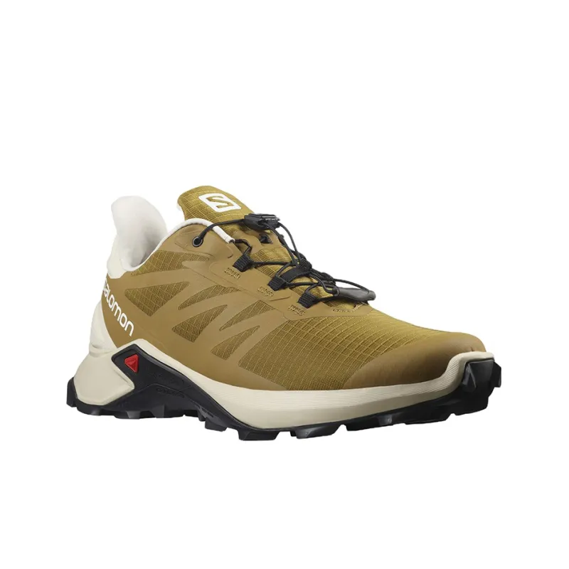 SALOMON Supercross 3 Running Shoes Men Low-Top Brown Yellow-1