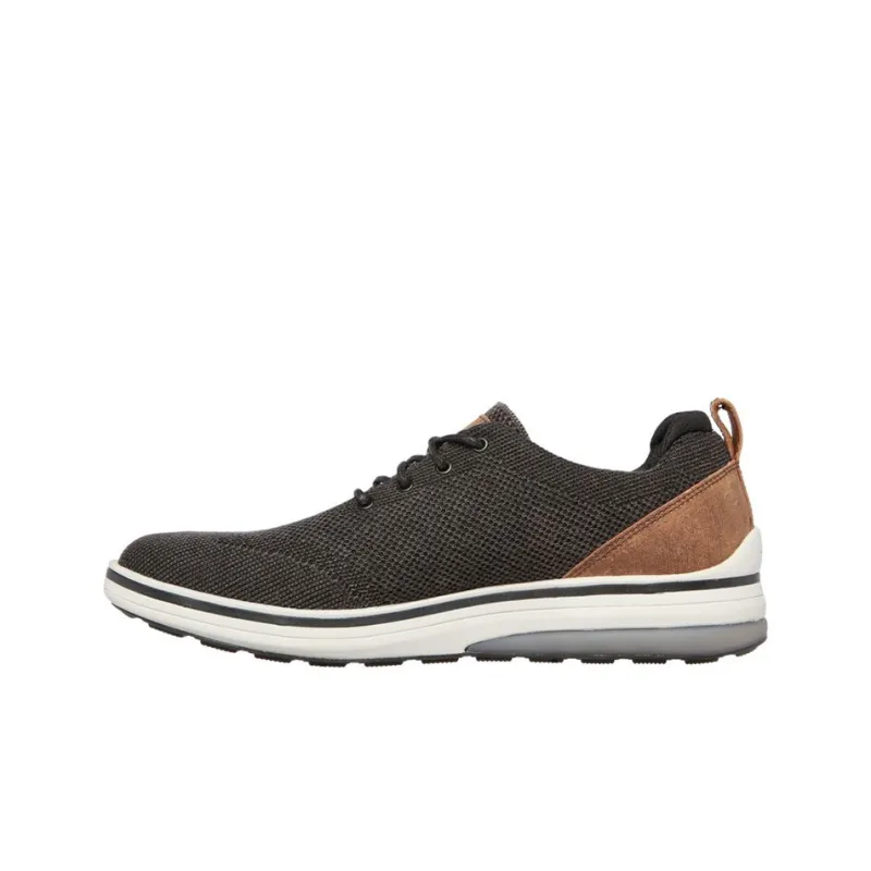 Skechers Casual Durable Breathable Low Top Casual Shoes Men's Black-0