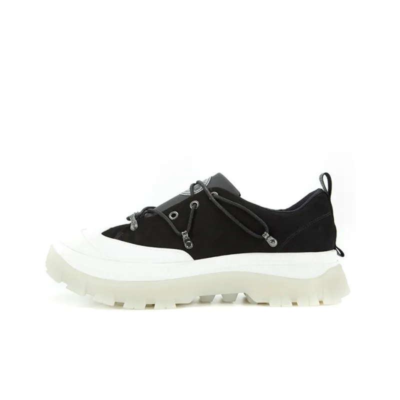 Palladium Pampa Height Increasing Low Top Casual Shoes Unisex Black-0