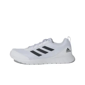 Adidas Adiscend Wear-Resistant Low-Top Running Shoes Men's White Black