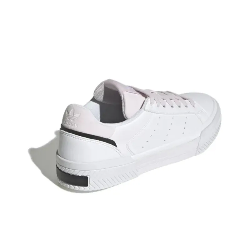 Adidas Originals Court Tourino Wear-resistant And Lightweight Low-Top Skateboard Shoes Women's Pink White-3