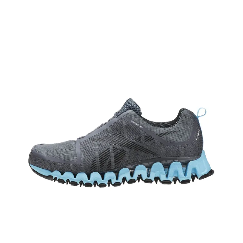 Reebok Zig Wild TR 2 Wear-Resistant Low-Top Running Shoes Women's Gray Blue-0
