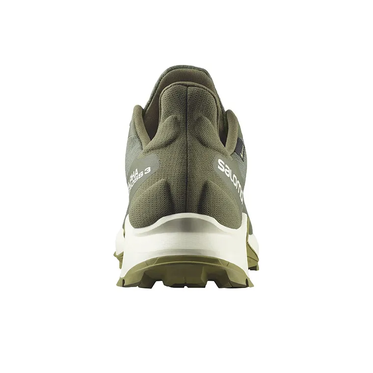 SALOMON Alphacross 3 Running Shoes Men Low-Top Olive Green-3