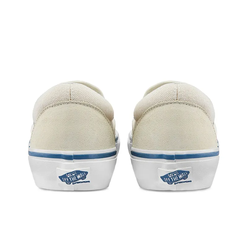 Slip On Skate Vans 'Raw Canvas   Classic White'-4