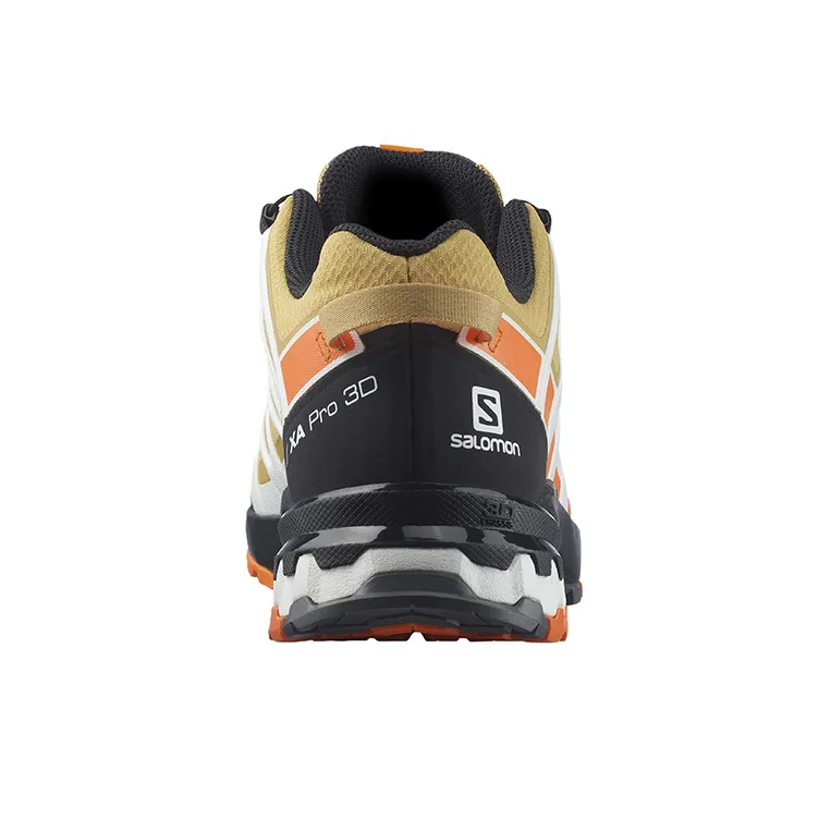 SALOMON XA Pro 3D V8 Anti-Slip And Wear-Resistant Breathable Low-Top Trail Running Running Shoes Men's Ginger Yellow-3