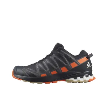 SALOMON XA Pro 3D V8 Wear-Resistant Low-Top Trail Running Running Shoes Men's Black Orange