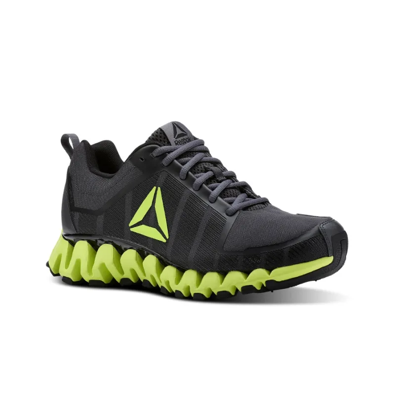 Reebok Zig Wild TR 5.0 Anti-Slip Wear-Resistant Low-Top Running Shoes Men's Graphite Gray Green-2