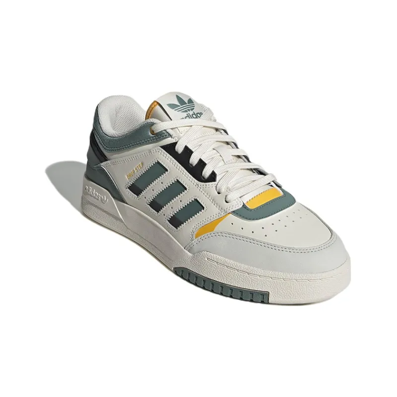 Adidas Originals Drop Step Low Chalk White Tech Emerald-2