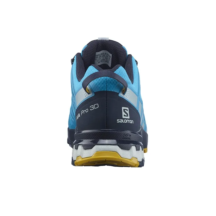 SALOMON XA Pro 3D V8 Wear-Resistant Low-Top Running Shoes Men's Blue-2