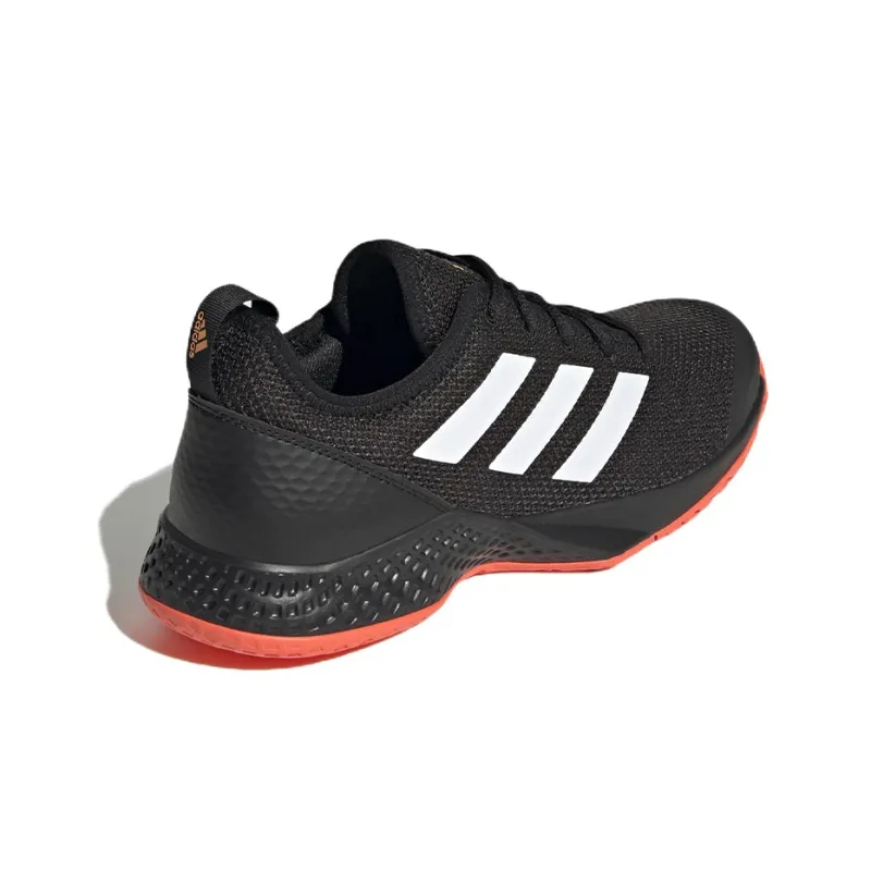 Adidas Courtflash Tennis Low Top Tennis Shoes Men's Black-3