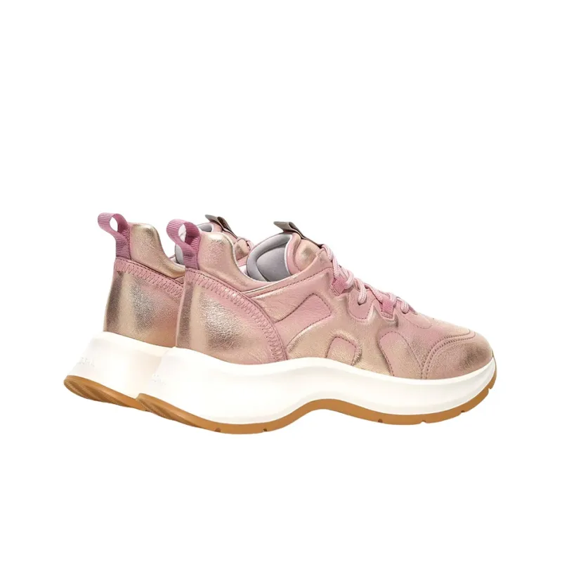 HOGAN H585 Low Top Casual Shoes Women's Pink-2