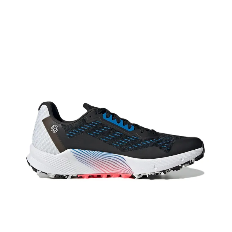 Adidas Terrex Agravic Flow 2 Black Blue Rush Turbo-1